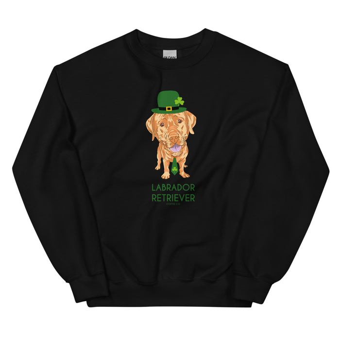 "Luck of the Lab" Yellow Lab Sweatshirt
