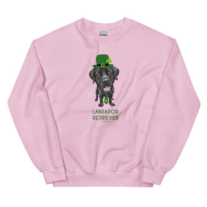 "Luck of the Lab" Black Lab Sweatshirt