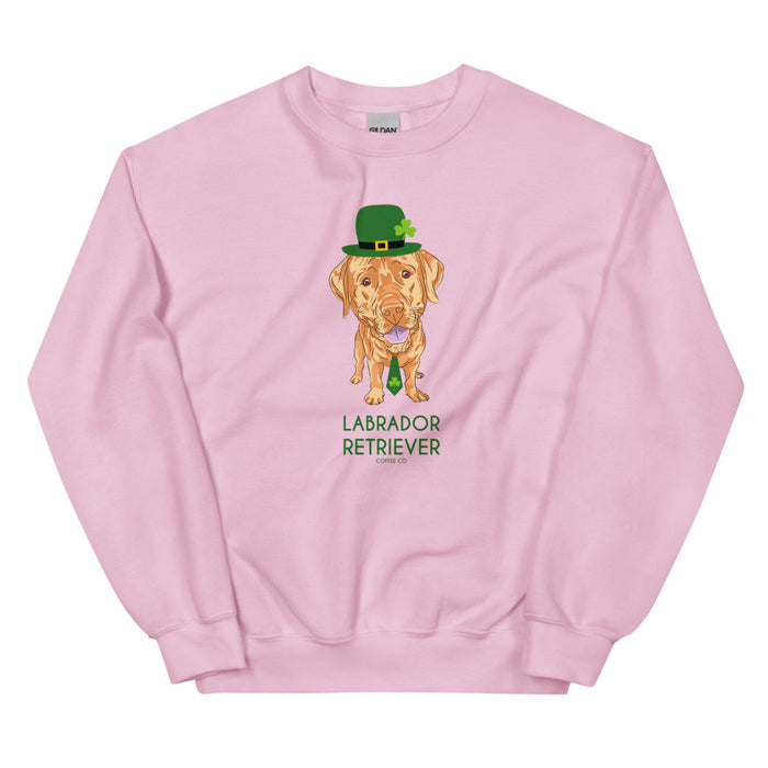"Luck of the Lab" Yellow Lab Sweatshirt