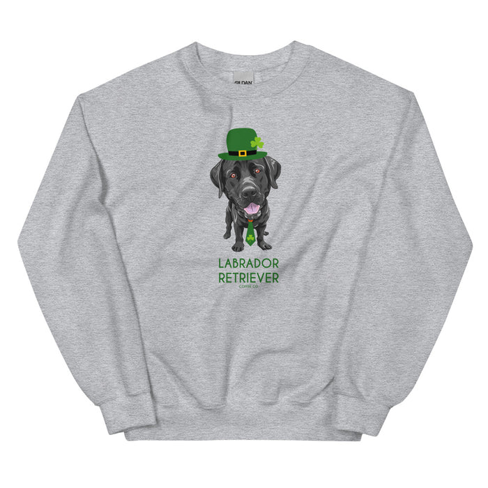 "Luck of the Lab" Black Lab Sweatshirt