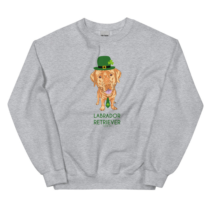 "Luck of the Lab" Yellow Lab Sweatshirt