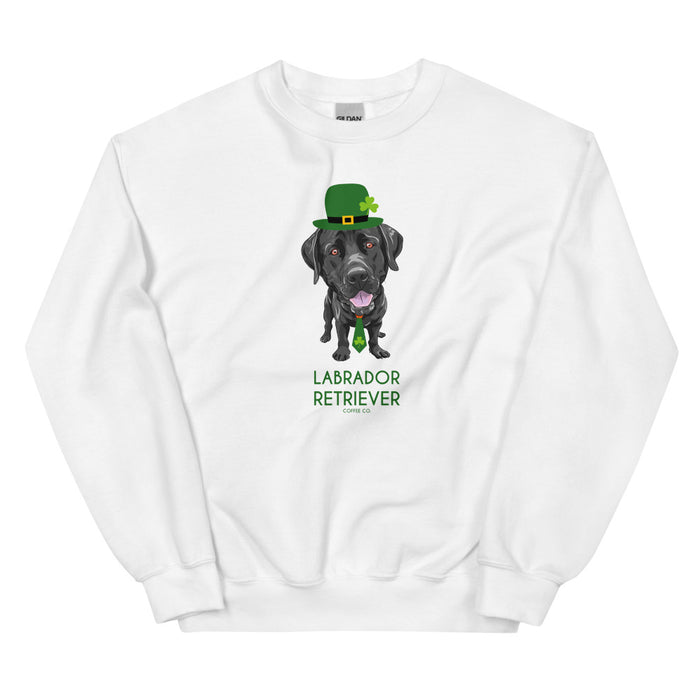 "Luck of the Lab" Black Lab Sweatshirt