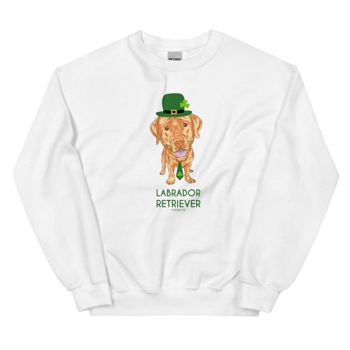 "Luck of the Lab" Yellow Lab Sweatshirt