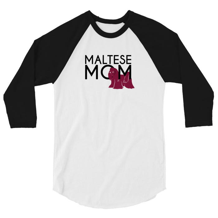 Maltese Mom, 3/4 Sleeve Shirt