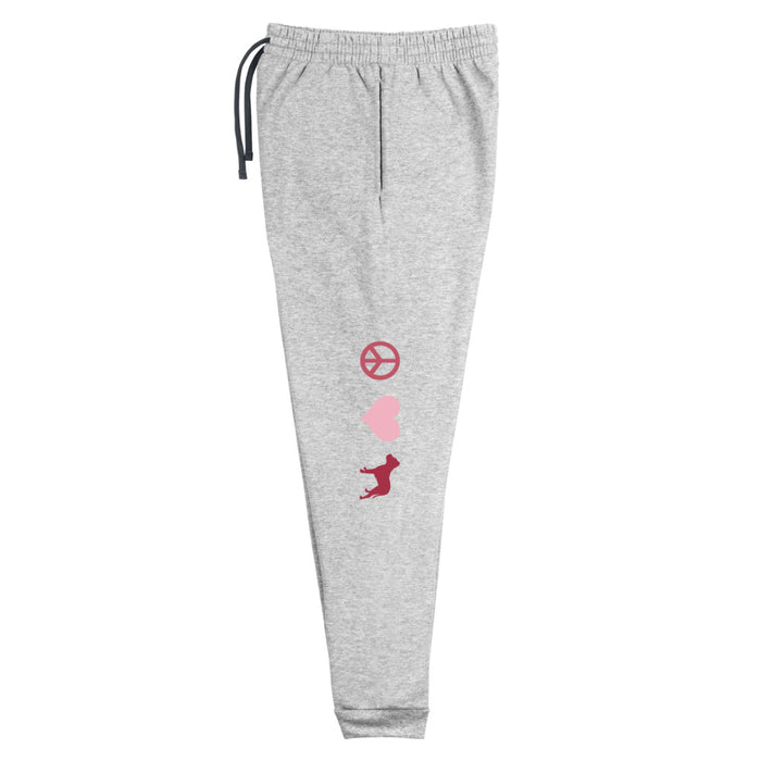 Peace, Love & Pittie Unisex Joggers