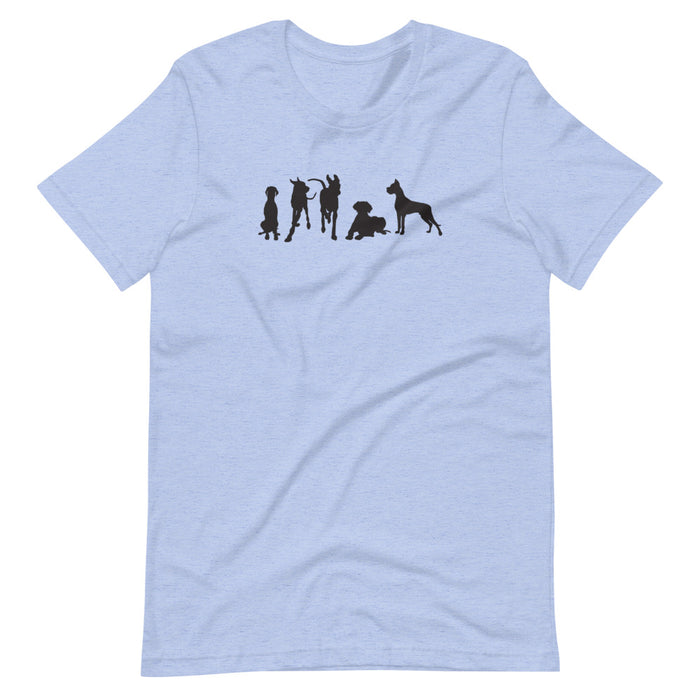 "Just Danes" — Short-Sleeve Unisex T-Shirt (GDRS)