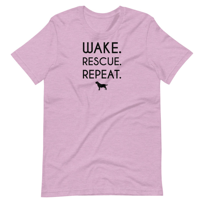"Lab" Wake, Rescue, Repeat Tee