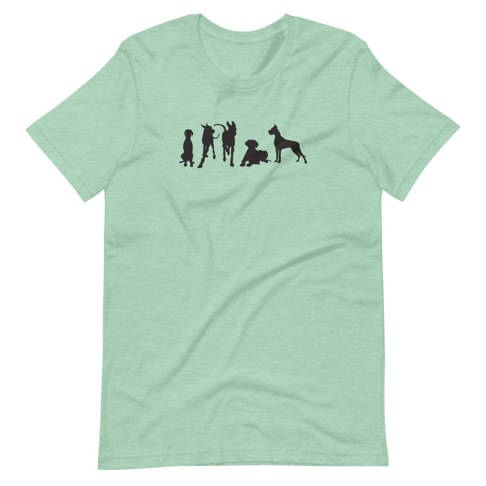 "Just Danes" — Short-Sleeve Unisex T-Shirt (GDRS)