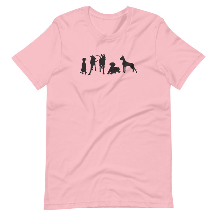 "Just Danes" — Short-Sleeve Unisex T-Shirt (GDRS)