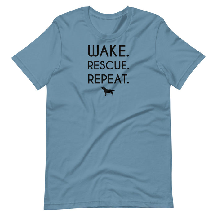 "Lab" Wake, Rescue, Repeat Tee