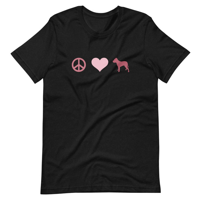 Peace, Love & Pittie Tee