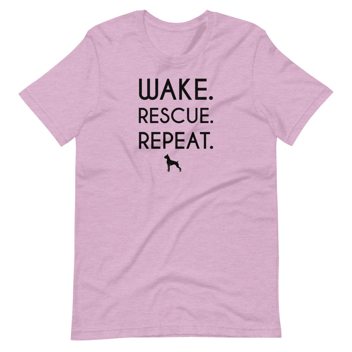 "Boxer" Wake, Rescue, Repeat Tee