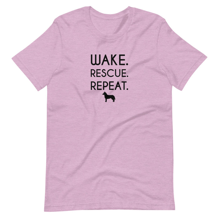 "Husky" Wake, Rescue, Repeat Tee