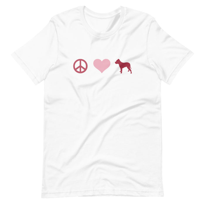 Peace, Love & Pittie Tee