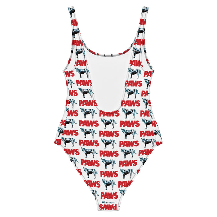 "PAWS" One-Piece Swimsuit