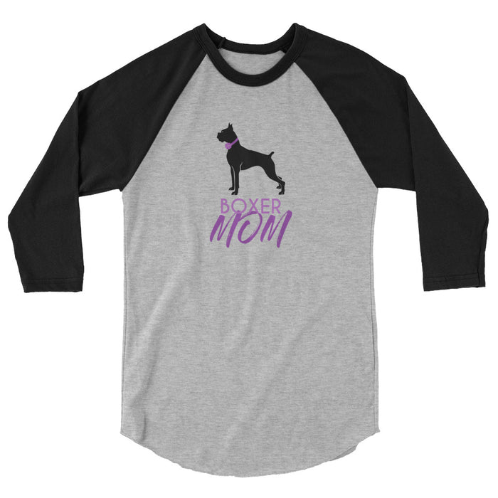 Boxer Mom, 3/4 Sleeve Shirt