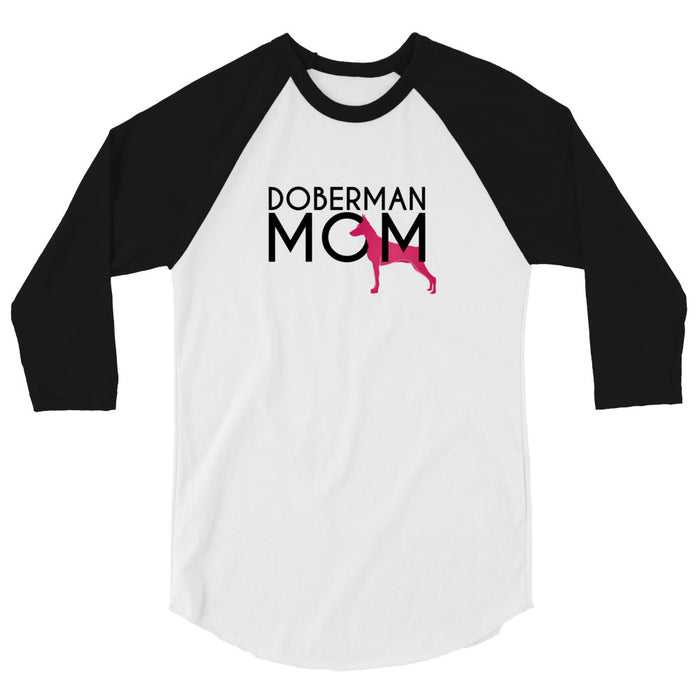 Doberman Mom, 3/4 Sleeve Shirt
