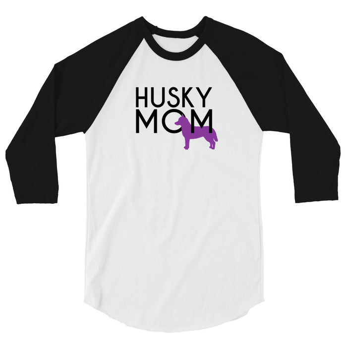 Husky Mom, 3/4 Sleeve Shirt