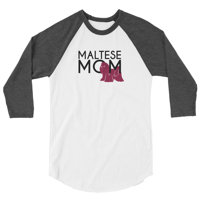 Maltese Mom, 3/4 Sleeve Shirt