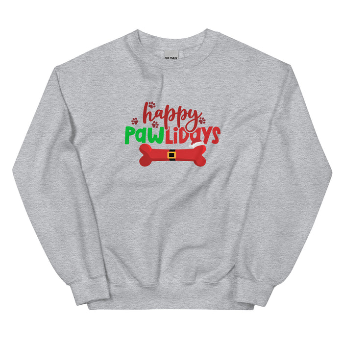 Happy "Pawlidays" Sweatshirt