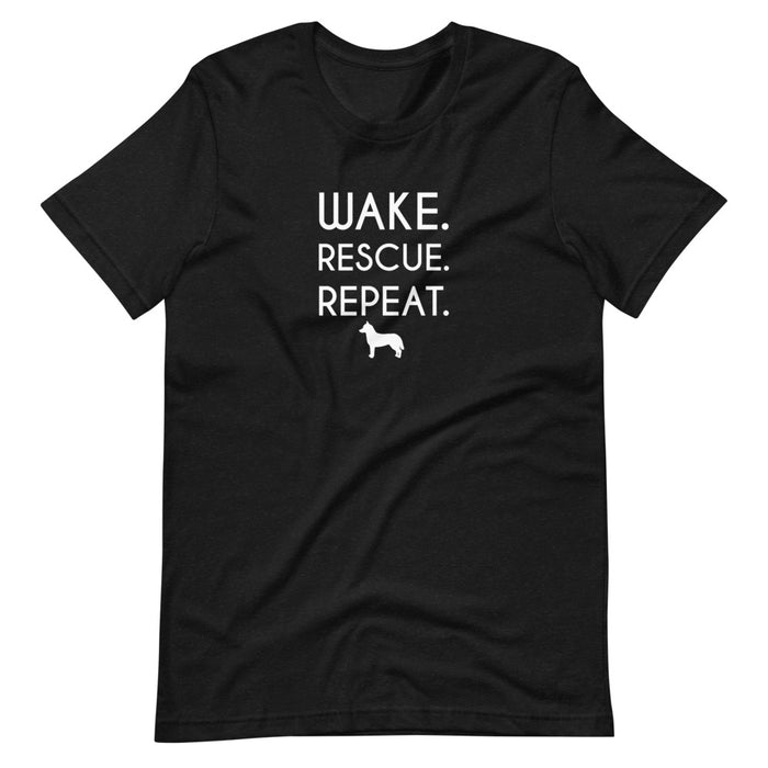 "Husky" Wake, Rescue, Repeat Tee