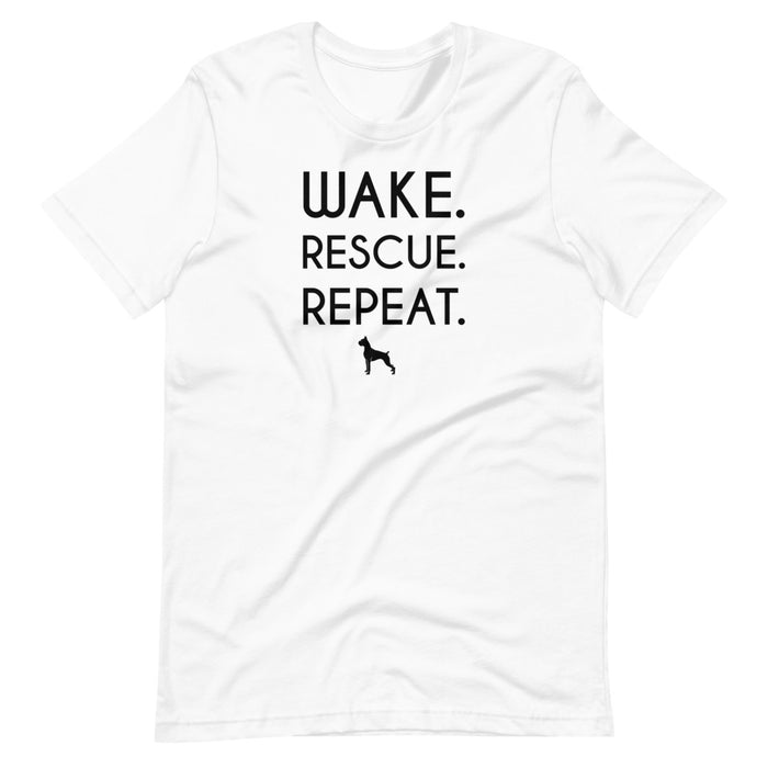 "Boxer" Wake, Rescue, Repeat Tee