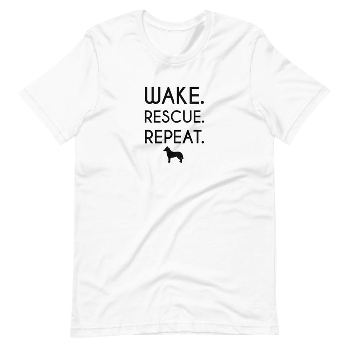 "Husky" Wake, Rescue, Repeat Tee